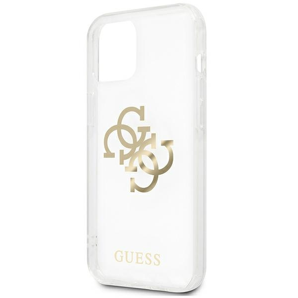 Etui GUESS Apple iPhone 13 Mini 4G Gold Charms Collection Bezbarwny Hardcase