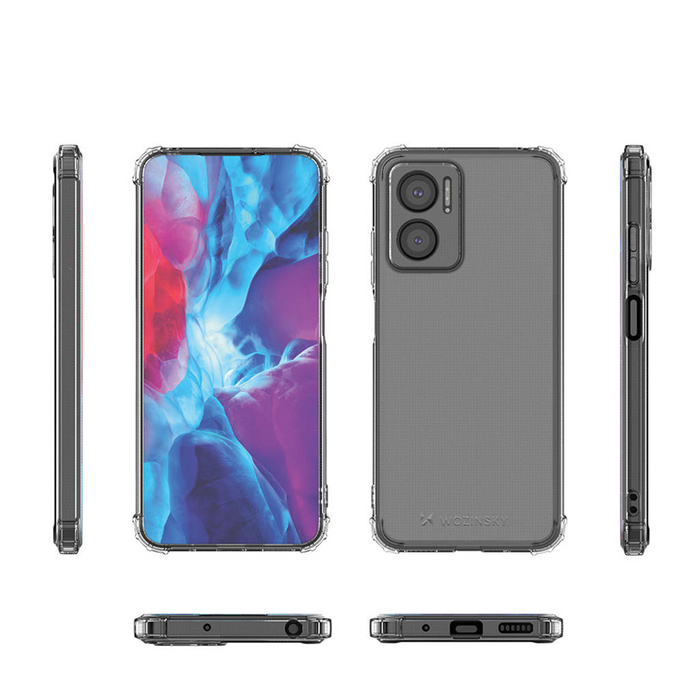 Wozinsky Anti Shock etui Xiaomi Redmi Note 11E /Redmi 10 5G / Redmi 10 Prime+ 5G / Poco M4 5G pancerny pokrowiec przezroczyste