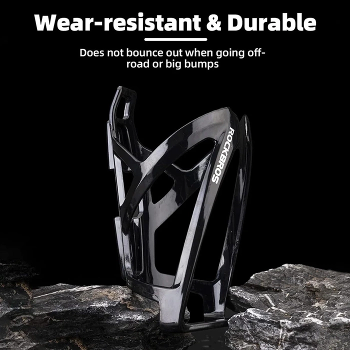 Uchwyt rowerowy Rockbros FK338 na bidon - czarny