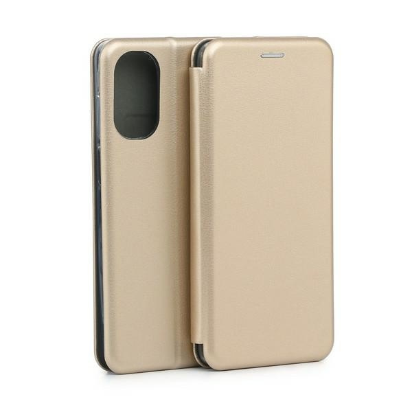 Beline Etui Book Magnetic Moto G52złoty /gold