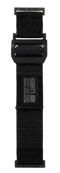 UAG Active - uniwersalny nylonowy pasek do Apple Watch 49mm/45mm/44mm/42mm (Apple Watch seria: 1-3 r.42, 4-8, SE, Ultra r.45) (graphite)