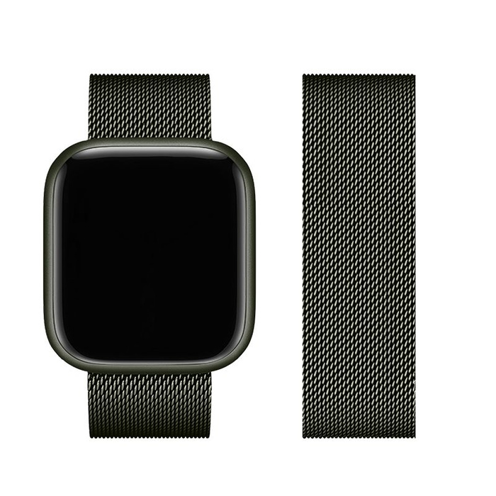 FORCELL F-DESIGN FA03 pasek do APPLE Watch 42 / 44 / 45 / 49 mm zielony