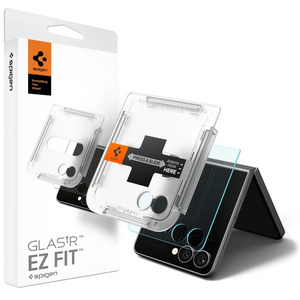 SZKŁO HARTOWANE SPIGEN SAMSUNG GALAXY Z FLIP 7 GLAS.TR ”EZ FIT” HD CLEAR