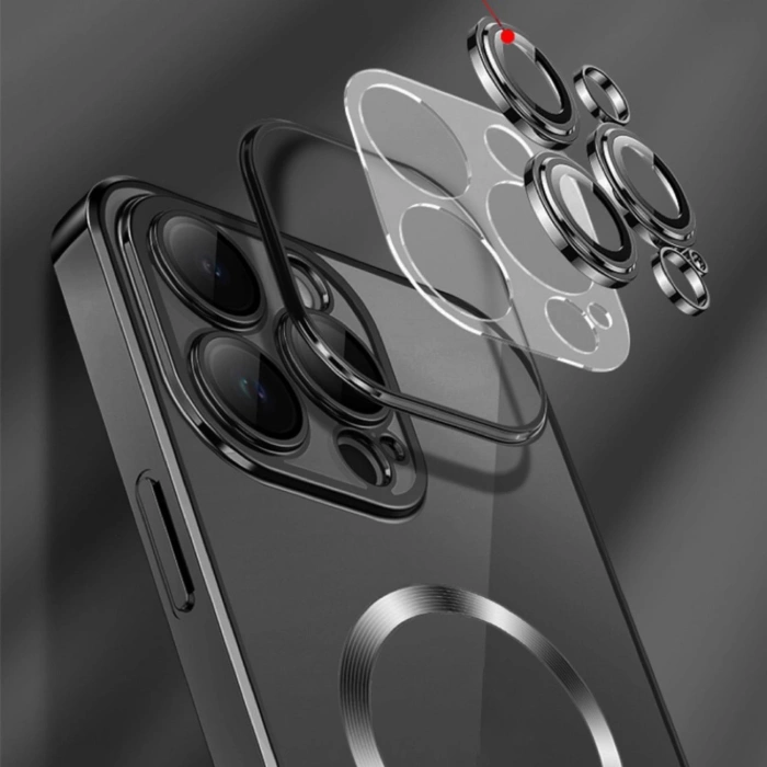 Etui Wozinsky Electroplated Magsafe na Samsung Galaxy S24 FE - różowe