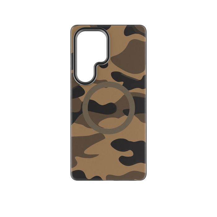 Etui na Samsung S25 ULTRA Forcell F-Protect Levels Dual Layer 4D technology zgodny z MagSafe Military Drop-Test desert camo