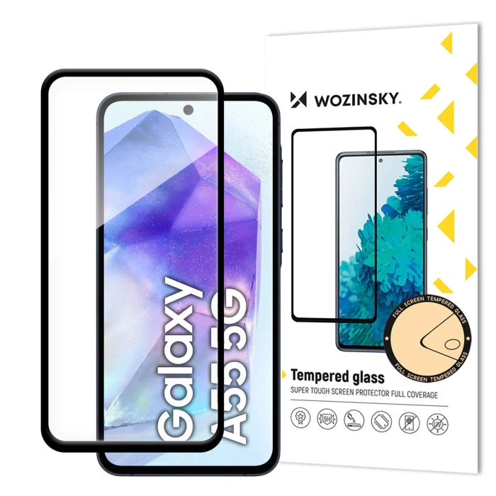 Szkło hartowane Wozinsky Full Glue na cały ekran na Samsung Galaxy S25 Edge