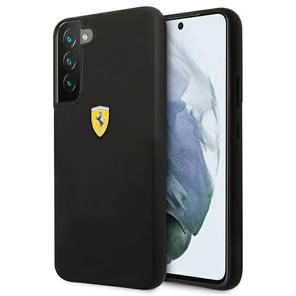 Etui FERRARI Samsung Galaxy S22 On Track Silicone Czarny Hardcase
