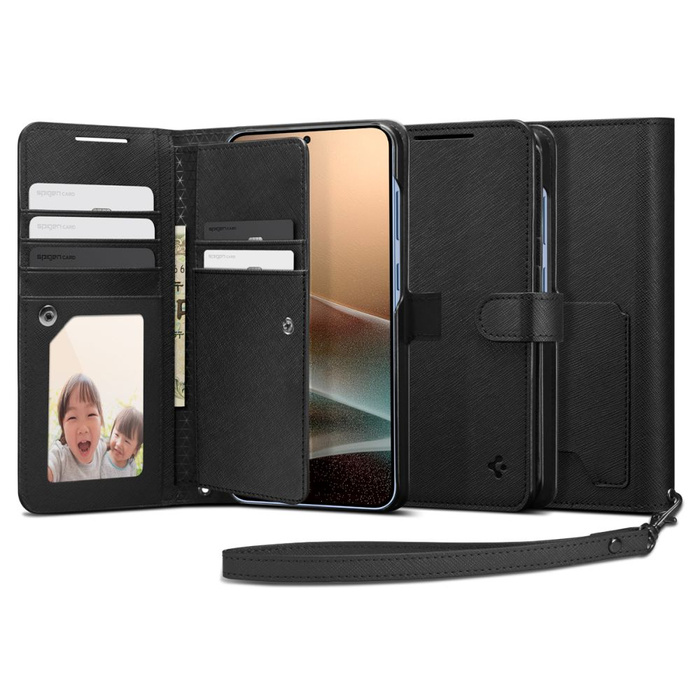 ETUI SPIGEN SAMSUNG GALAXY S25+ WALLET ”S” CZARNE