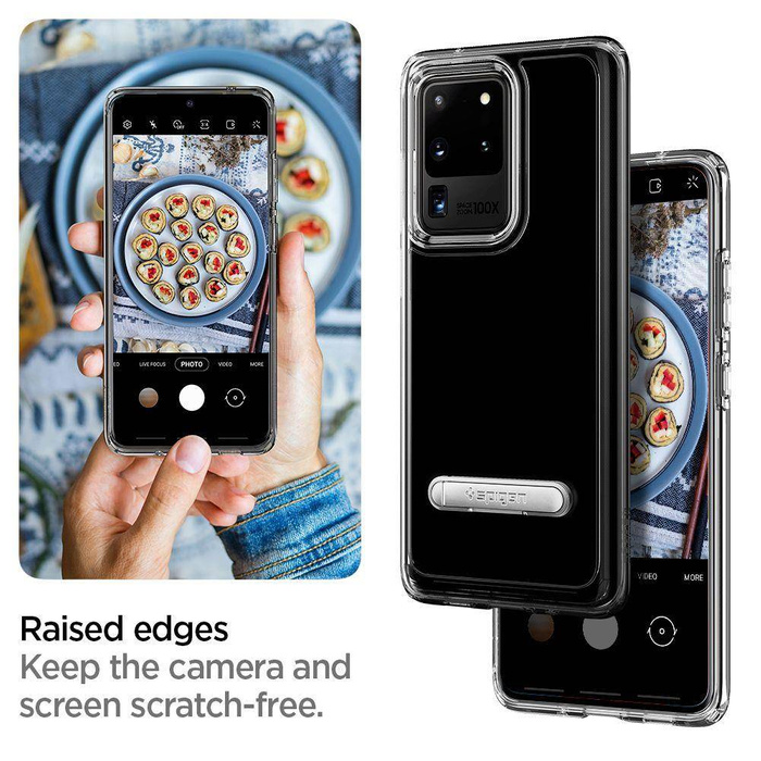 Etui SPIGEN Samsung Galaxy S20 Ultra Ultra Hybrid ”s” Crystal Clear przezroczyste Case