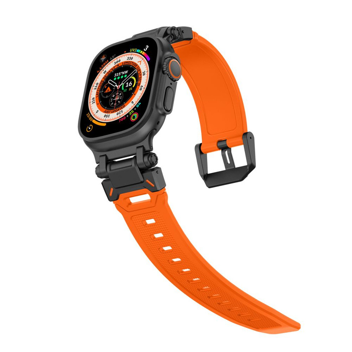 Tech-protect Delta Pro Apple Watch 4 / 5 / 6 / 7 / 8 / 9 / Se / Ultra 1 / 2 (42 / 44 / 45 / 49 Mm) Orange/black