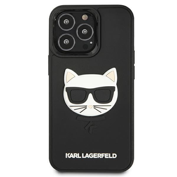 Etui KARL LAGERFELD Apple iPhone 13 Pro 3D Rubber Choupette Czarny Hardcase