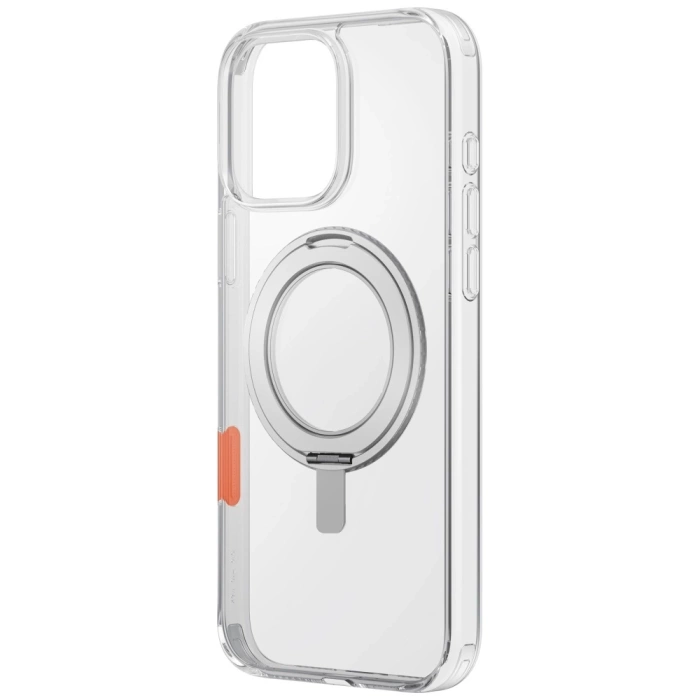 Etui UNIQ Swivix do iPhone 16 Pro Max    360 Rotating Kickstand przezroczysty