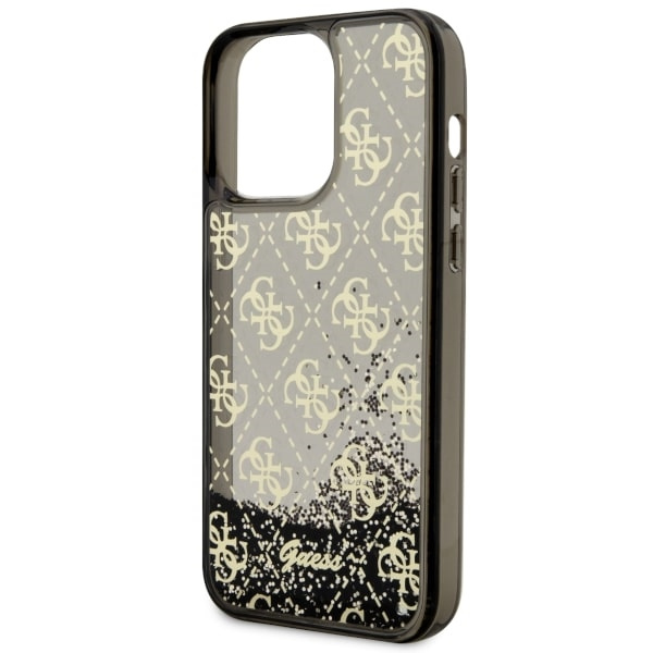 Etui Guess GUHCP14XLC4PSGK iPhone 14 Pro Max 6.7" czarny/black hardcase Liquid Glitter 4G Transculent Case