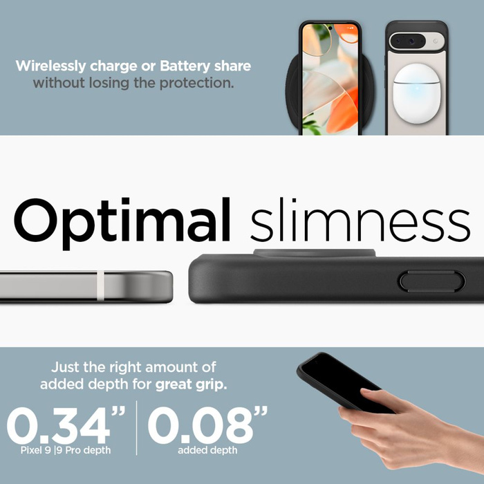 Etui SPIGEN ULTRA HYBRID GOOGLE PIXEL 9 / 9 PRO MATTE BLACK