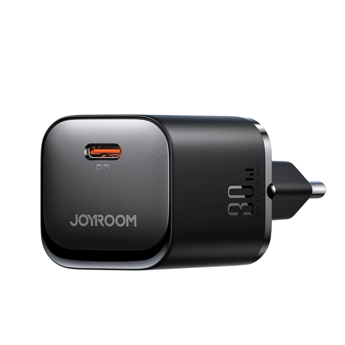 Ładowarka sieciowa Joyroom JR-TCF07EU Speed Series 30W USB-C PD/QC/AFC/FCP - czarna