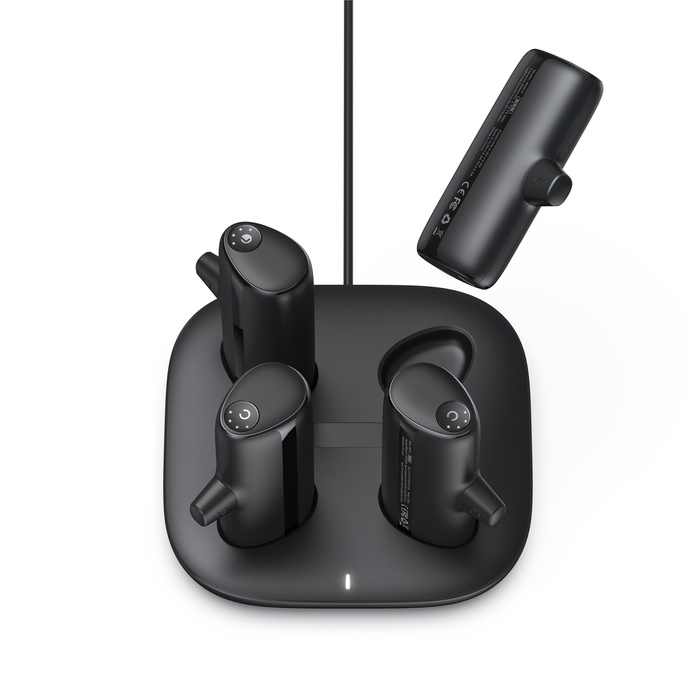 VEGER powerbank 20000 mAh zestaw powerbanków 4 x 5000 mAh Pogo czarny