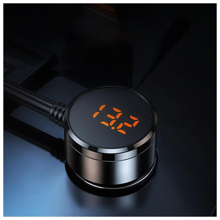 Rozdzielacz 3MK Car Power Splitter 120W  PD QC PPS 3xUSB-A 1xUSB-C 3xDC czarny