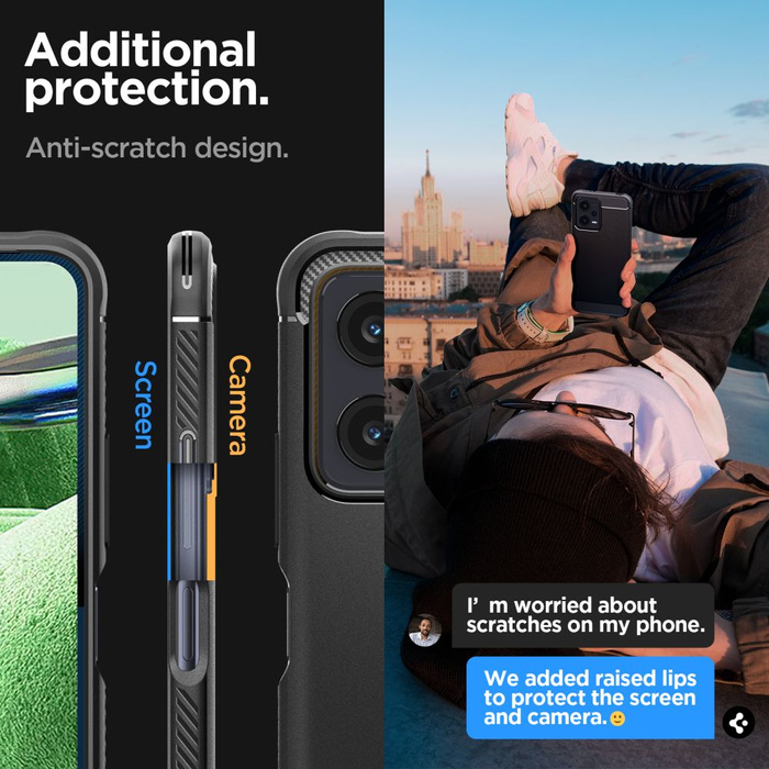 Etui Spigen Rugged Armor Xiaomi Redmi Note 12 5G / Poco X5 5G Matte Black