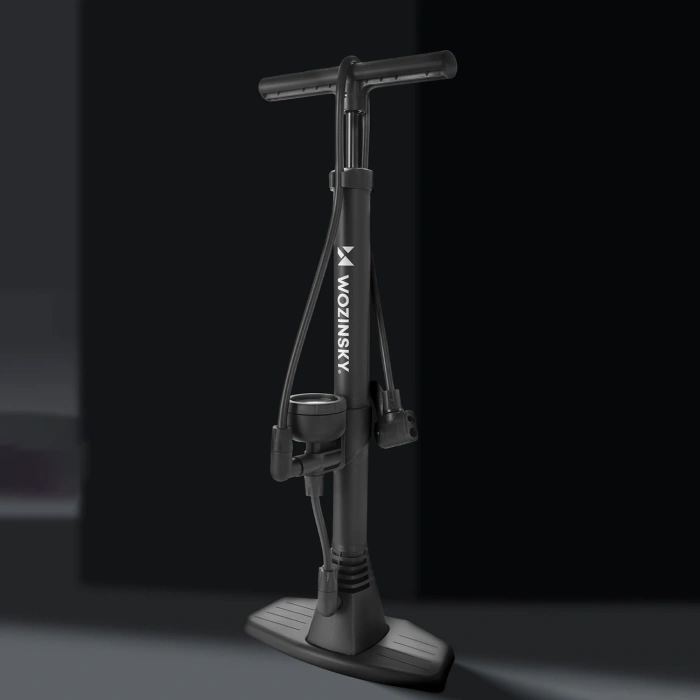 Pompka rowerowa Wozinsky WPR-02 podłogowa - czarna