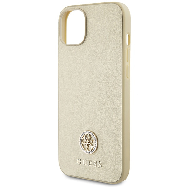 Etui Guess GUHCP15MPS4DGPD iPhone 15 Plus 6.7" złoty/gold hardcase Strass Metal Logo Case