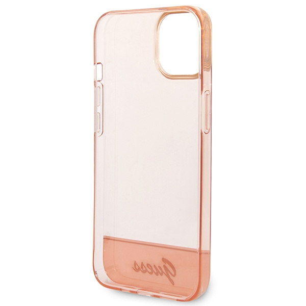 Etui GUESS Apple iPhone 14 Plus Translucent Różowy Hardcase