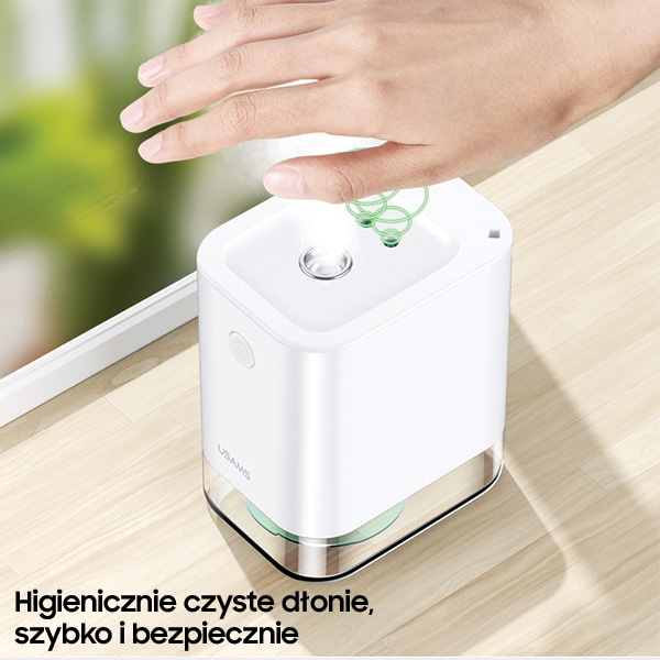 Automatyczny Dozownik Bezdotykowy USAMS Mini Sprayer Biały
