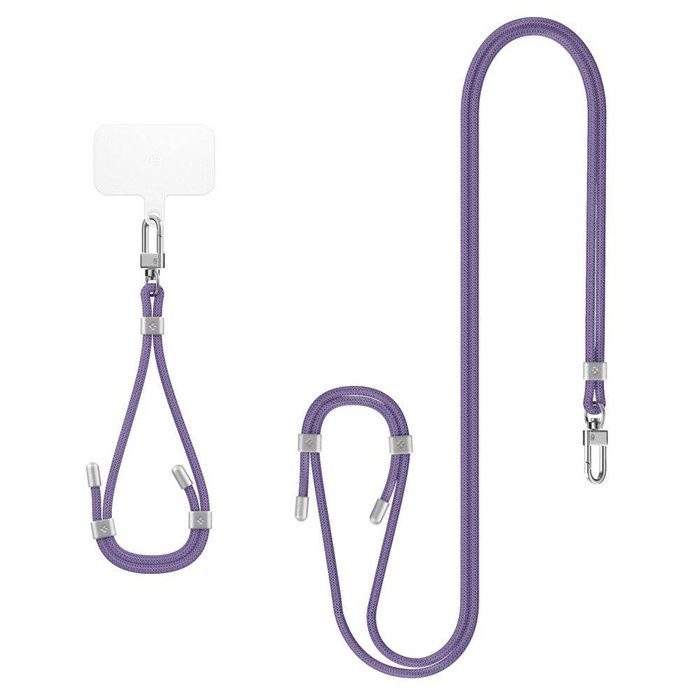 SMYCZ SPIGEN UNIVERSAL STRAP SET CROSSBODY & WRIST DEEP PURPLE