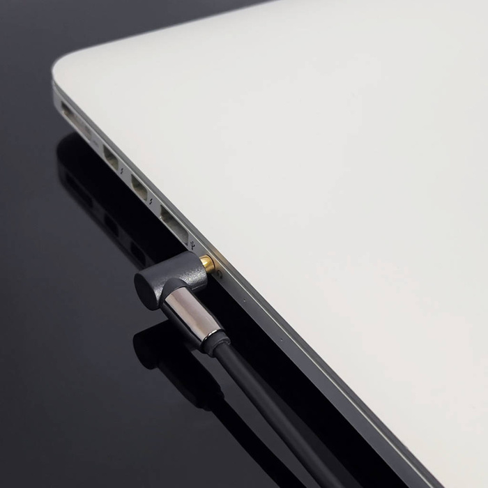 Wozinsky kabel AUX kątowy (męski-męski) kabel mini jack 2 m czarny