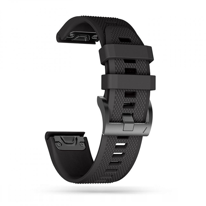 Pasek TECH-PROTECT Garmin Fenix 3 / 5X / 3Hr / 5X Plus (26mm) Smooth Black Czarny