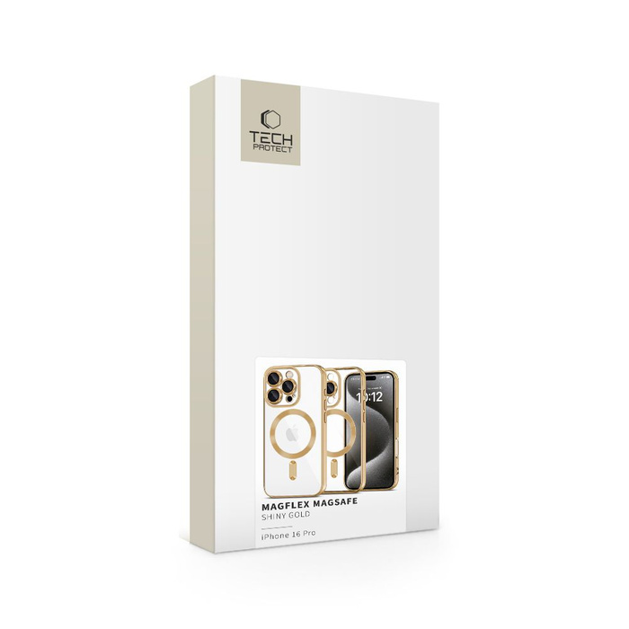 ETUI TECH-PROTECT MAGFLEX MAGSAFE IPHONE 16 PRO SHINY GOLD