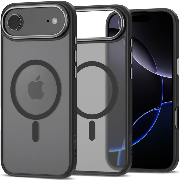 ETUI TECH-PROTECT IPHONE 17 AIR MAGEDGE MAGSAFE MATOWE CZARNE