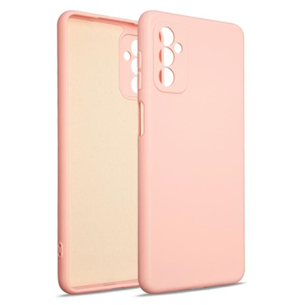 Beline Etui Silicone Samsung M52rózowo-złty/rose gold