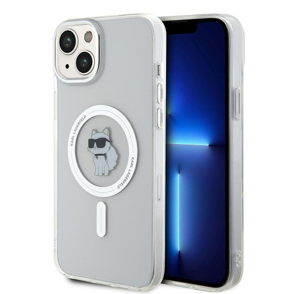 Etui Karl Lagerfeld KLHMP15MHFCCNOT iPhone 15 Plus 6.7" transparent hardcase IML Choupette MagSafe Case