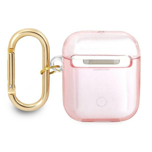 Etui GUESS Apple AirPods Cover Strap Collection Różowy Case