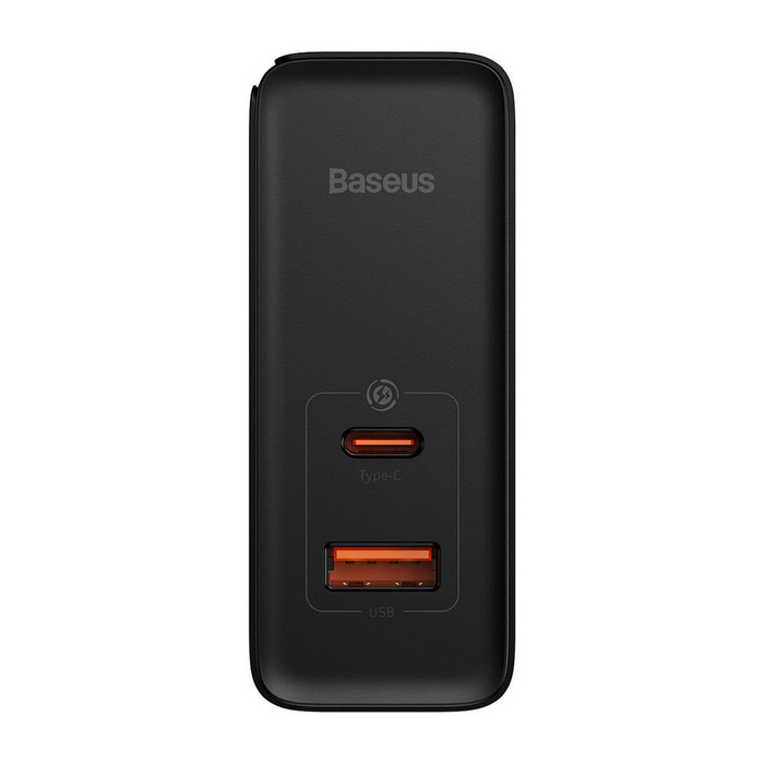 Baseus GaN5 Pro szybka uniwersalna ładowarka sieciowa GaN USB Typ C / USB 100W PD3.0, QC4.0+, AFC czarny (CCGP090201)