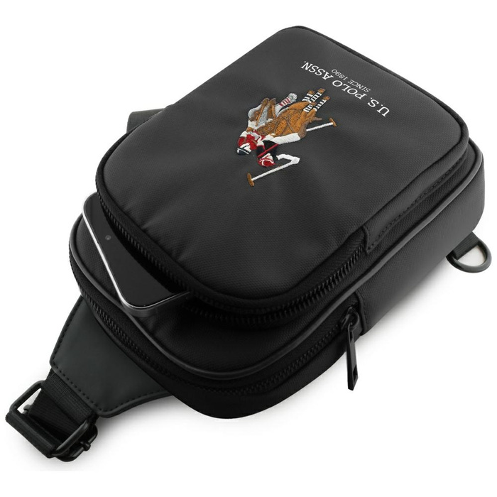 Torebka na telefon US Polo Petit Pique    Crossbody czarny