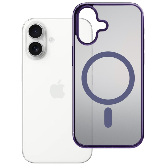 Etui 3MK iPhone 17 Frosty MagCase Fioletowy