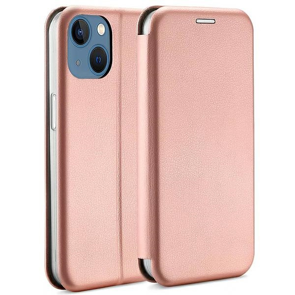 Beline Etui Book Magnetic iPhone 15 6.1"różowo złoty/rose gold