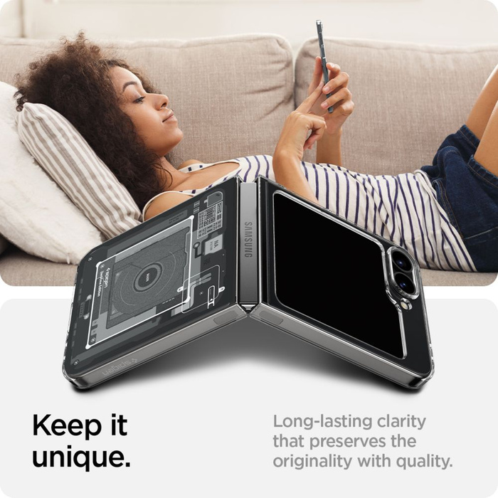 ETUI SPIGEN AIRSKIN SAMSUNG GALAXY Z FLIP 6 / 7 FE ZERO ONE