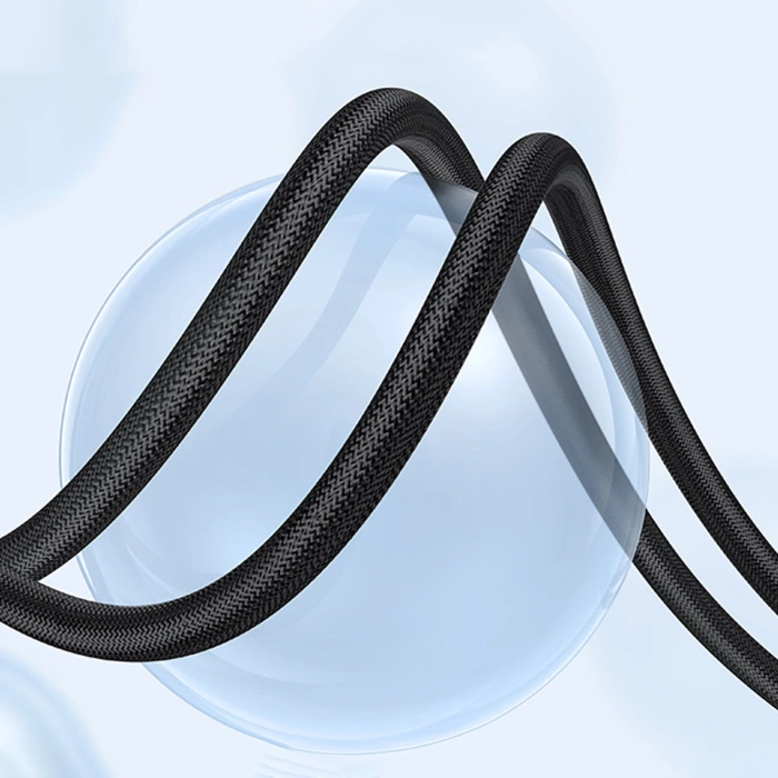 Słuchawki Baseus Encok CZ20 dokanałowe przewodowe USB-C - czarne