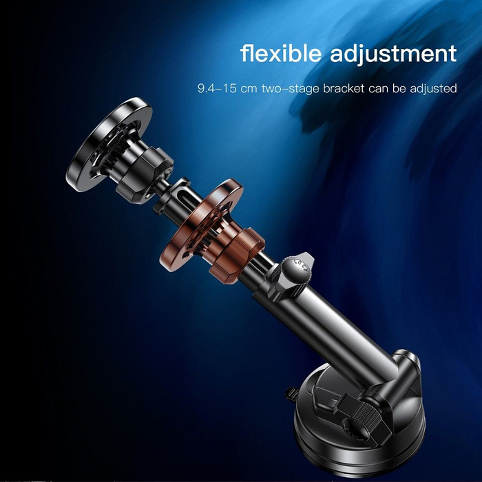 FORCELL F-Grip PrecisionX uchwyt samochodowy do szyby/deski/kratki kompatybilny z MagSafe czarny