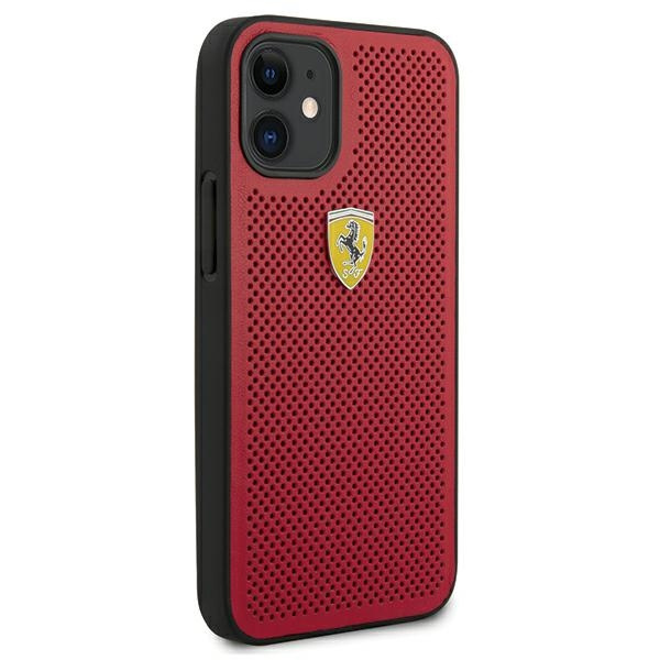 Etui FERRARI Apple iPhone 12 Mini 5,4 On Track Perforated FESPEHCP12SRE Czerwony Hardcase
