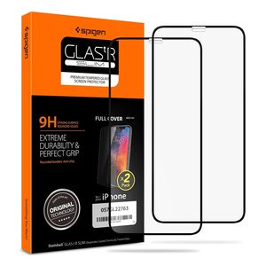 Szkło Hartowane SPIGEN Glass FC 2-Pack IPHONE 11 PRO X XS BLACK