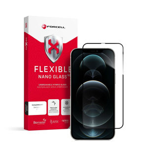 Szkło hybrydowe do iPhone XS MAX / 11 PRO MAX Forcell Flexible 5D czarne