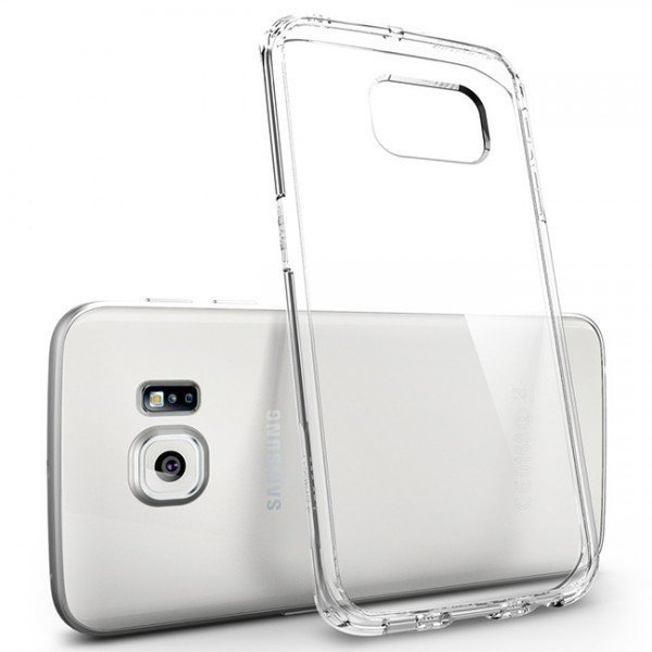 Etui SPIGEN Ultra Hybrid Samsung Galaxy S6 Edge Przezroczyste Clear Przezroczysty Case
