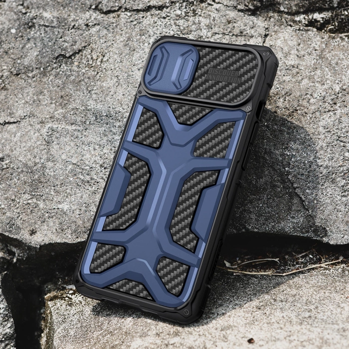 Nillkin Adventruer Case etui do iPhone 13 pancerny pokrowiec z osłoną na aparat czerwony