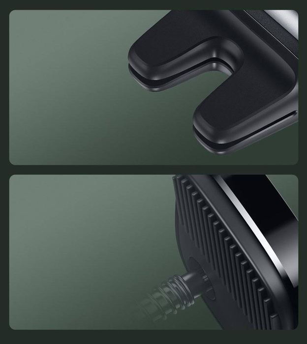 [PO ZWROCIE] Baseus samochodowy uchwyt na telefon do kratki nawiewu czarny (SUGP-01)