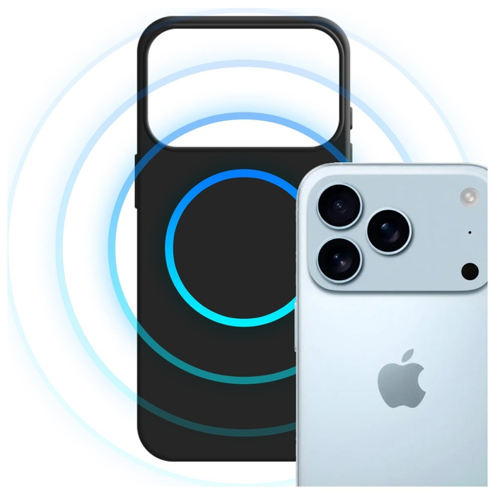 Etui 3MK iPhone 17 Pro Max Hardy MagSilicone grafitowy