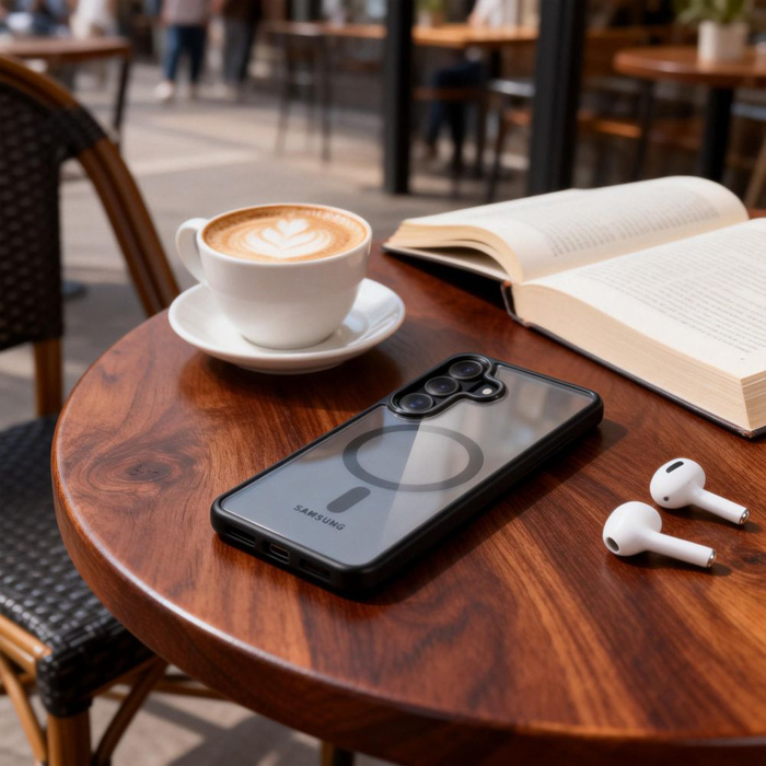 TECH-PROTECT MAGMAT MAGSAFE GALAXY S26+ PLUS BLACK/CLEAR