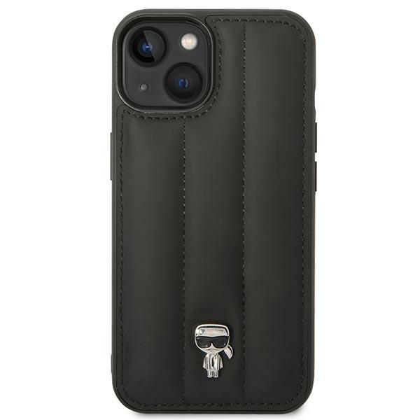 Etui Karl Lagerfeld KLHCP14MPSQPK iPhone 14 Plus 6,7" hardcase czarny/black Puffy Ikonik Pin